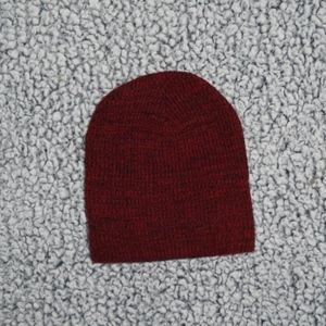 NWOT Black Red Beanie